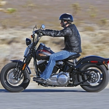 trial, Harley Davidson Softail Cross Bo, ride