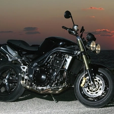 naked, Black, Triumph Speed Triple