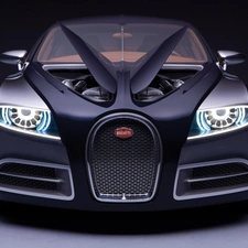 Veyron, Black, Bugatti