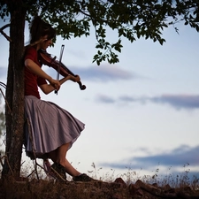 trees, lindsey stirling, violin