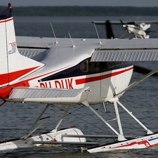 Cessna 185, an, water, Seaplane