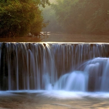 waterfall, Beatyfull, river