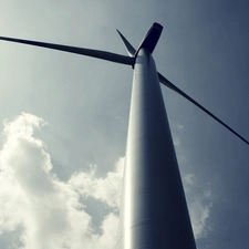 Windmill, turbine, wind