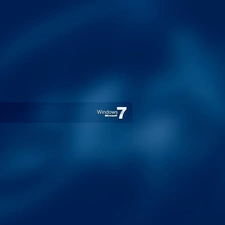 windows, 7, background, logo, Blue