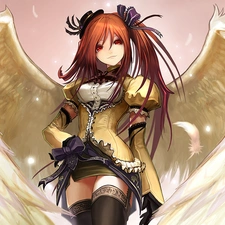 wings, girl, angel